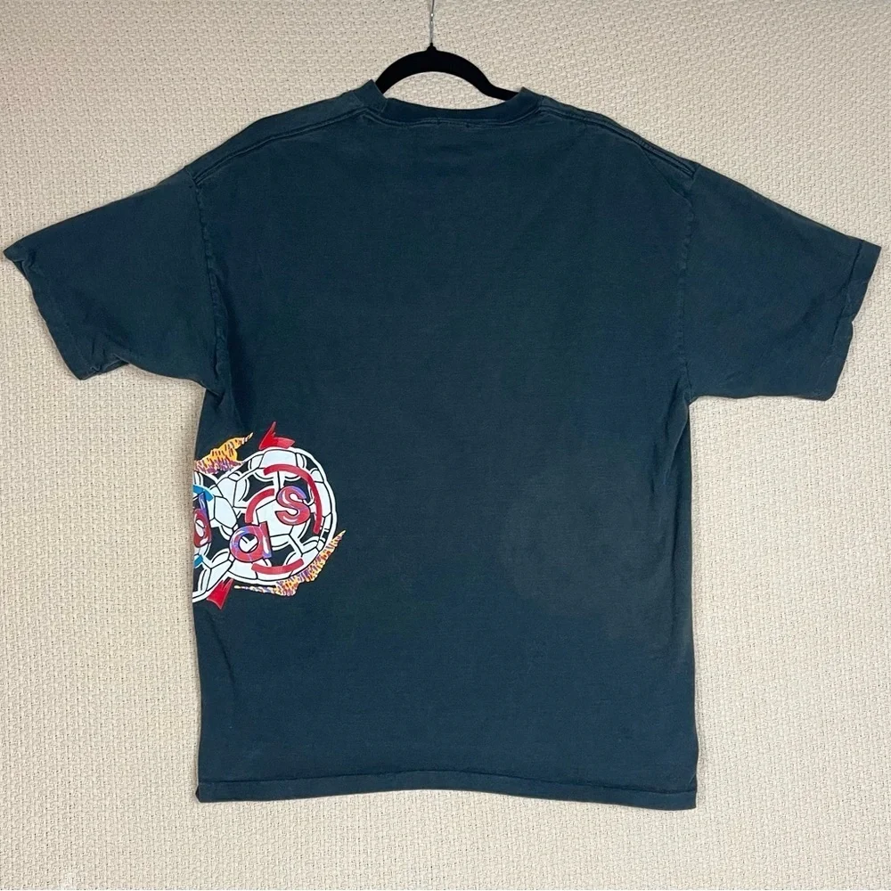 Adidas Men’s Black Graphic Tee Size L Vintage